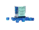 CHESSEX - Dados Gemini Blue-Blue/light blue Luminary 12mm c/36 - Gamesmart